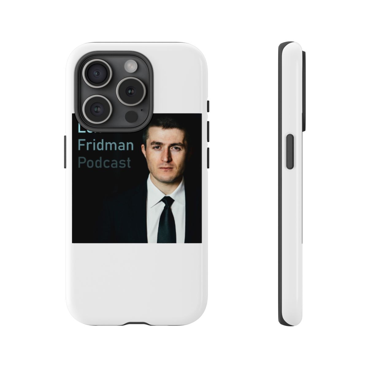 Lex Fridman Podcast Phone Case - alternate angle 3, merchandise