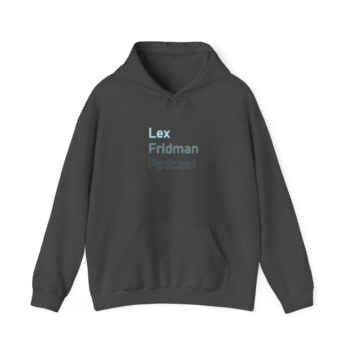 Lex Fridman Podcast Hoodie #3 - alternate angle 2, merchandise