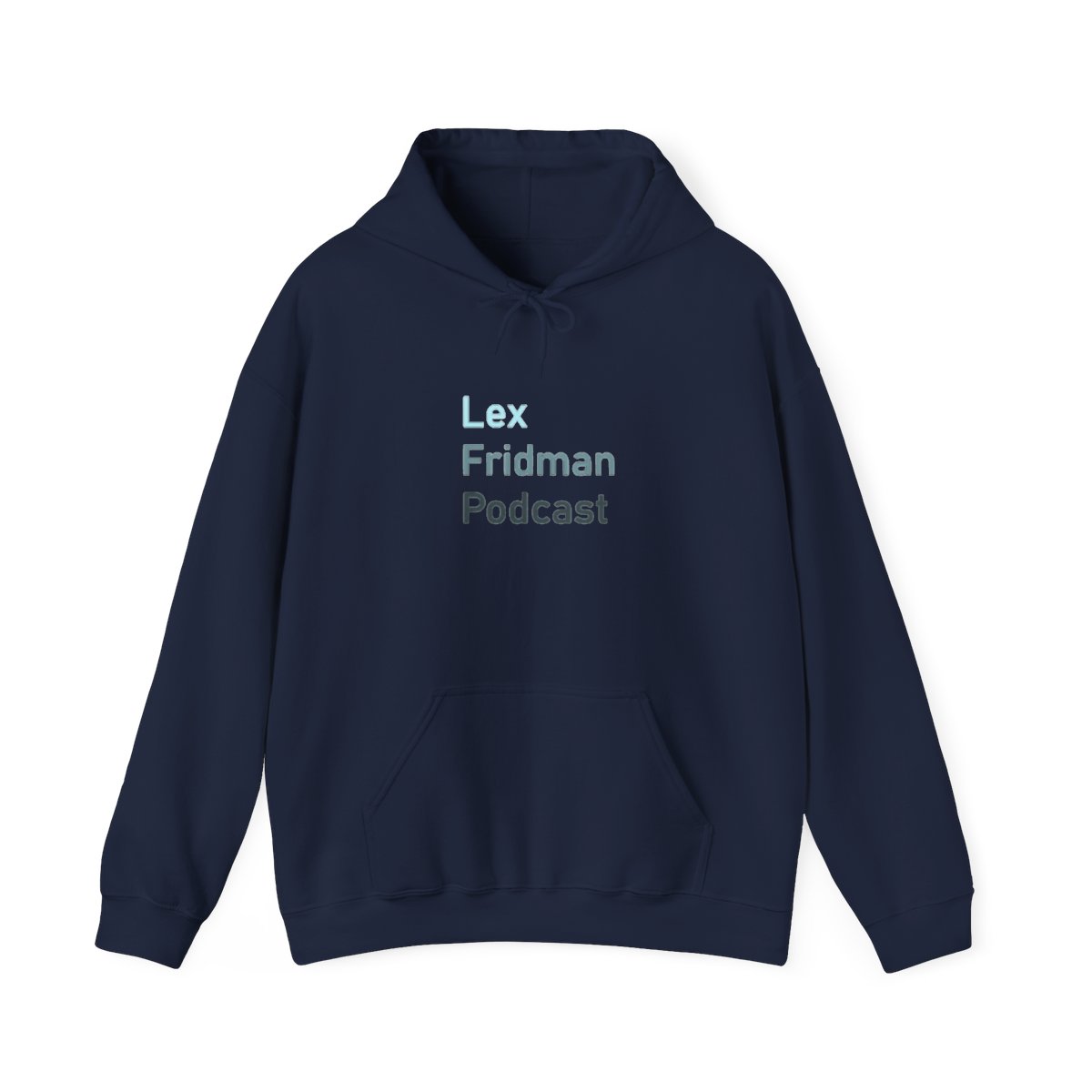 Lex Fridman Podcast Hoodie #3 - alternate angle 5, merchandise