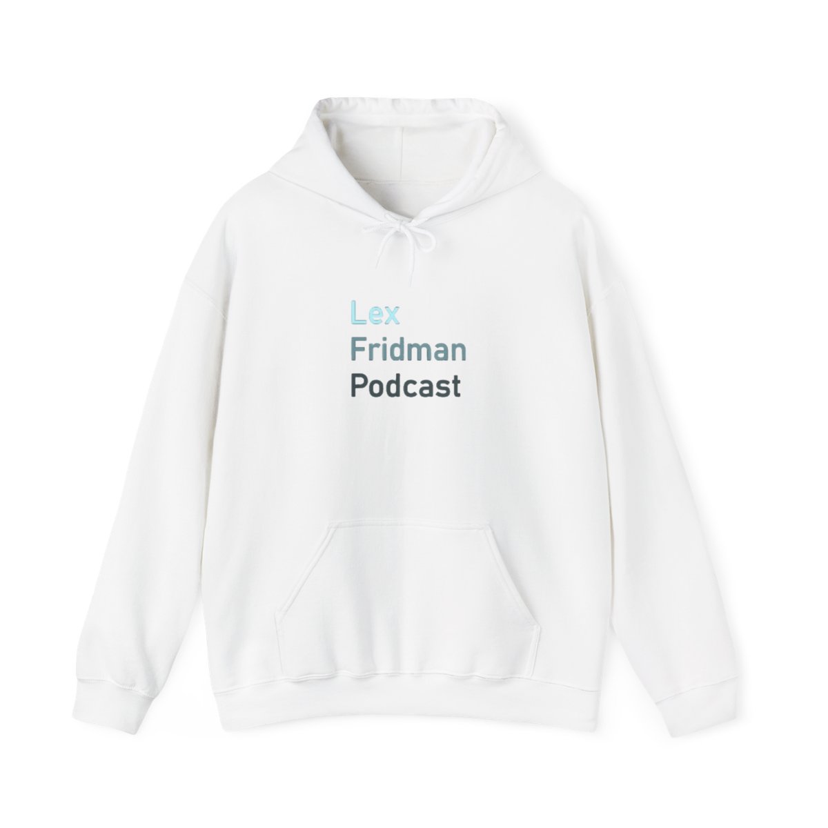Lex Fridman Podcast Hoodie #3 - alternate angle 3, merchandise