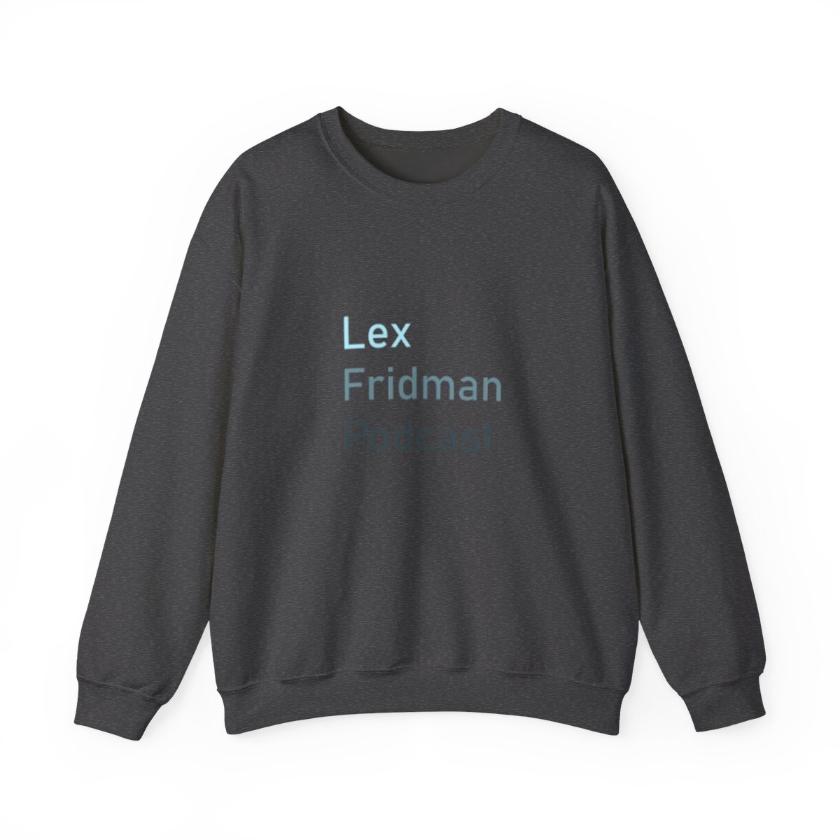 Lex Fridman Podcast Crewneck Sweatshirt #3 - alternate angle 4, merchandise