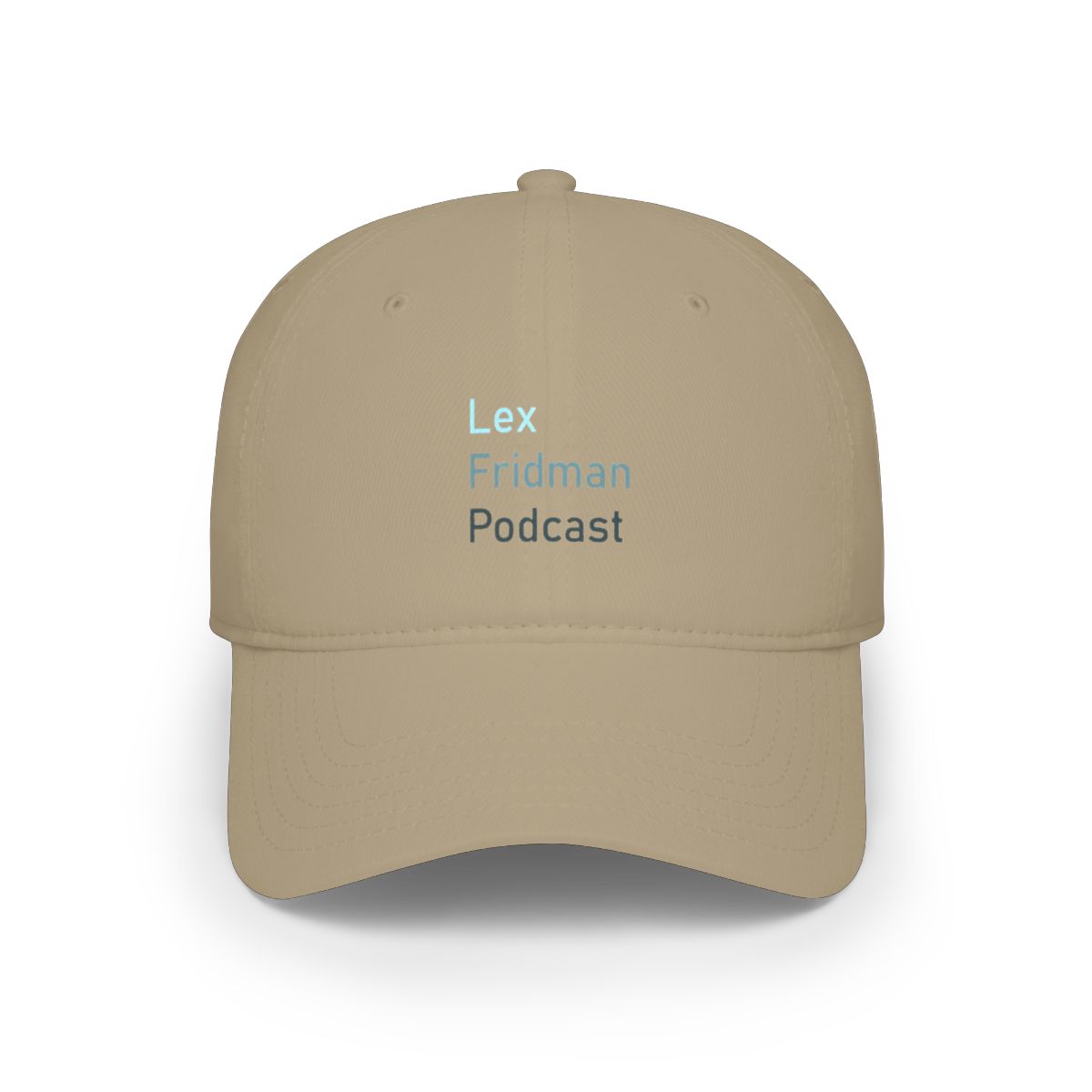 Lex Fridman Podcast Baseball Cap #4 - alternate angle 4, merchandise