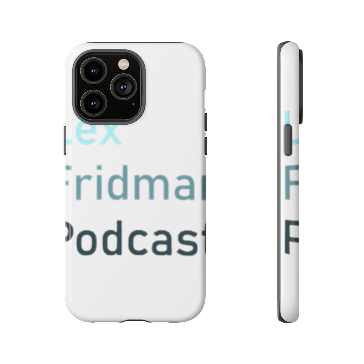 Lex Fridman Podcast Phone Case - alternate angle 3, merchandise