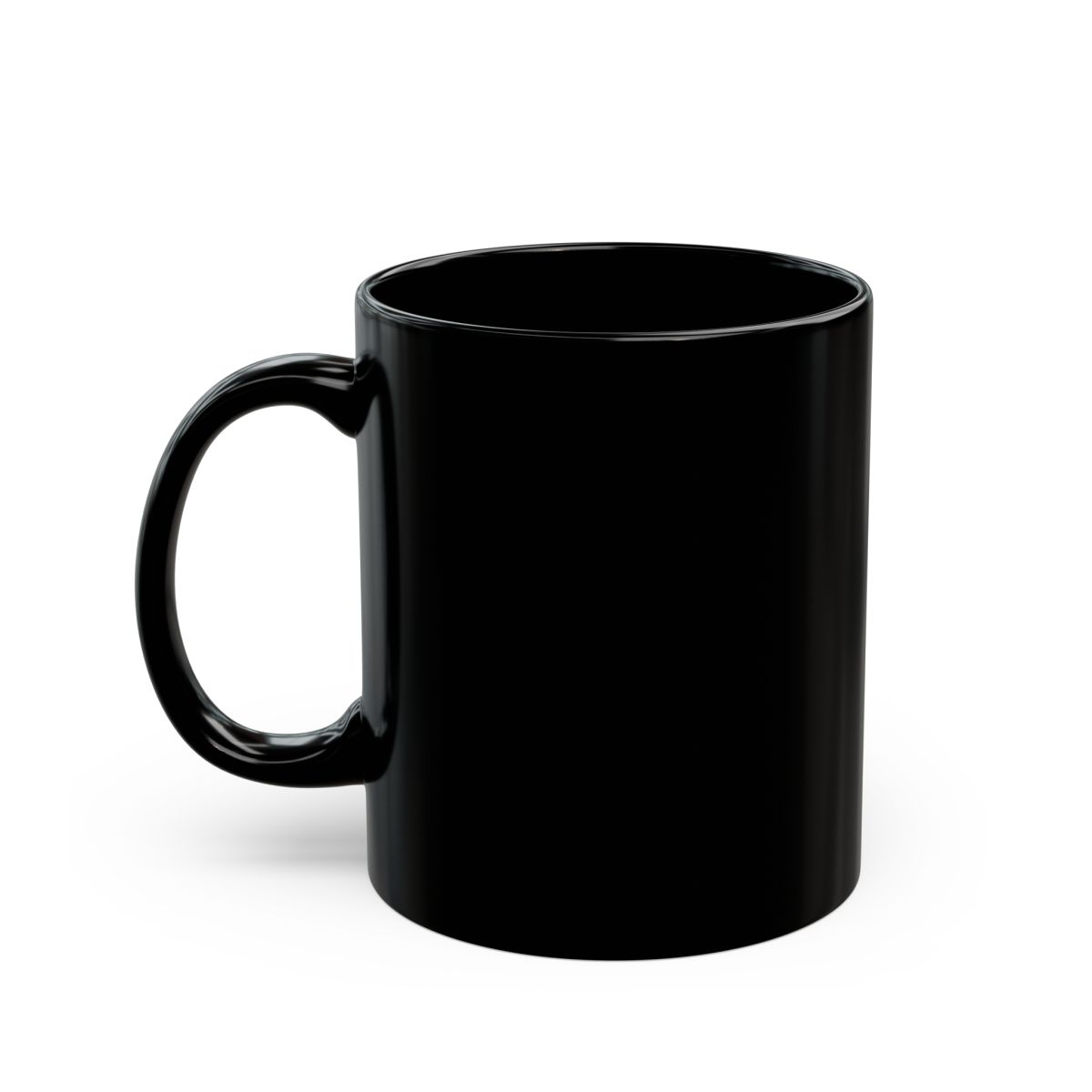 Lex Fridman Podcast Black Mug - alternate angle 3, merchandise