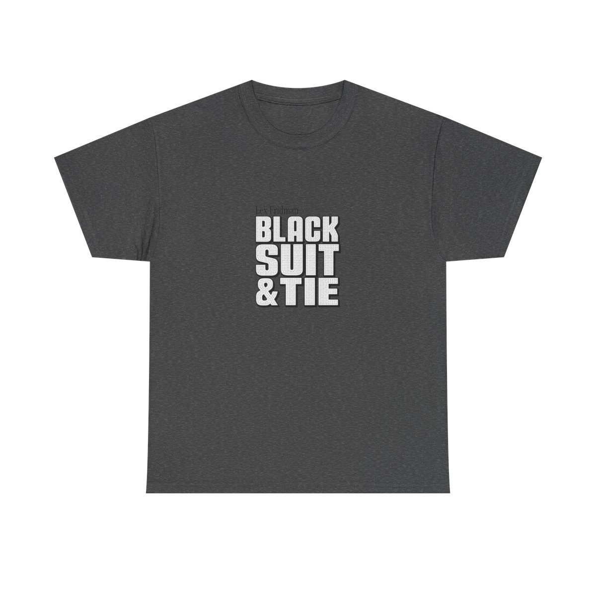Lex Fridman "Black Suit & Tie" Unisex Tee - Official T-Shirts merchandise